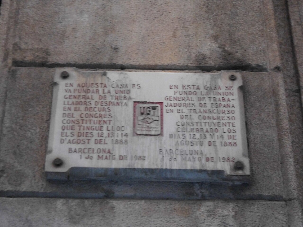 Fundació de la Unió General de Treballadors