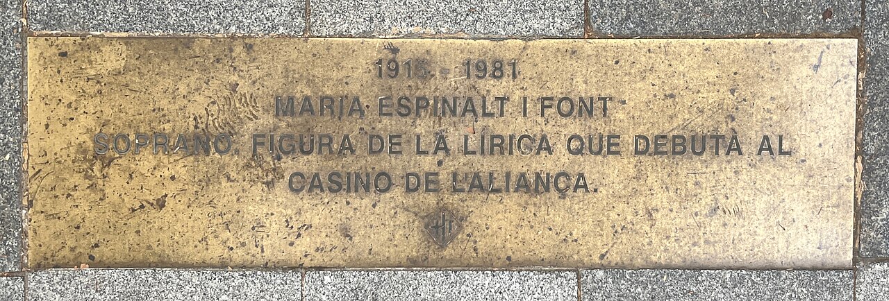 A Maria Espinalt i Font