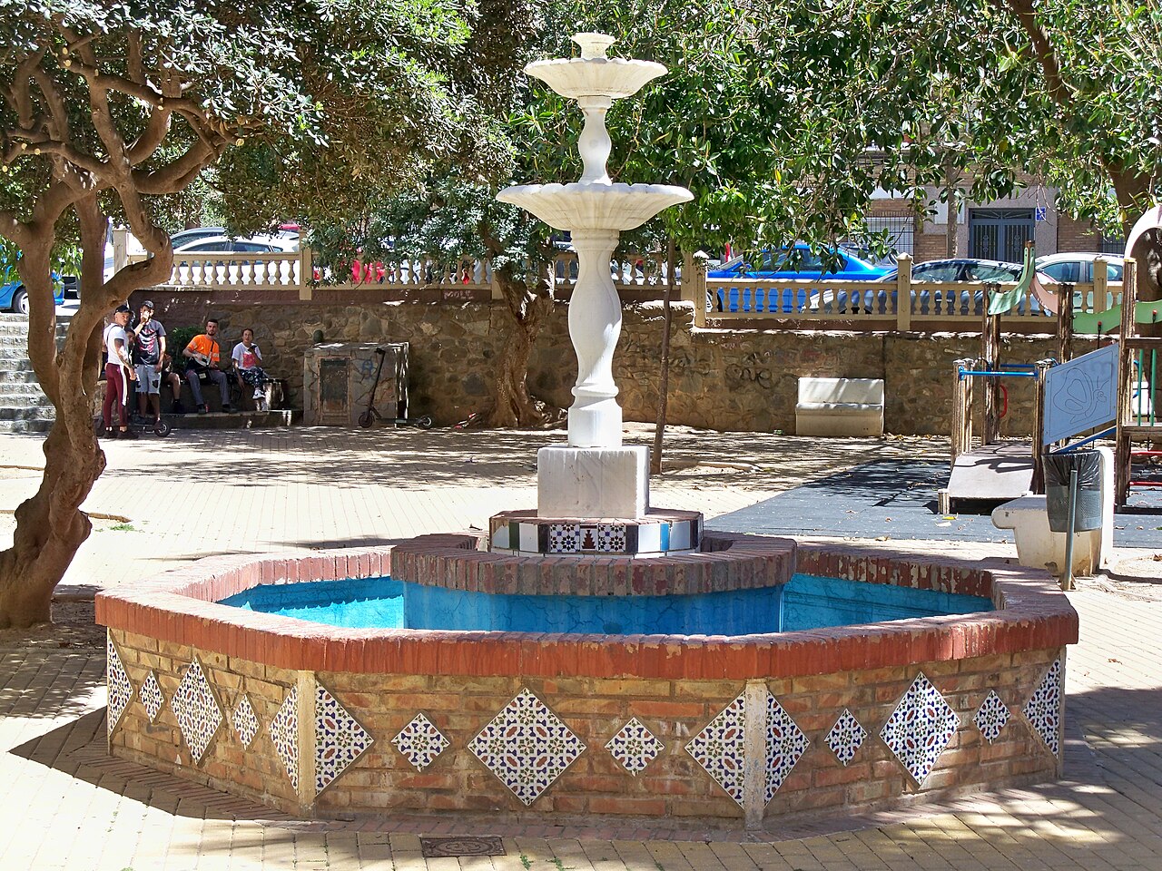 Fuente de la plaza de Miraflores