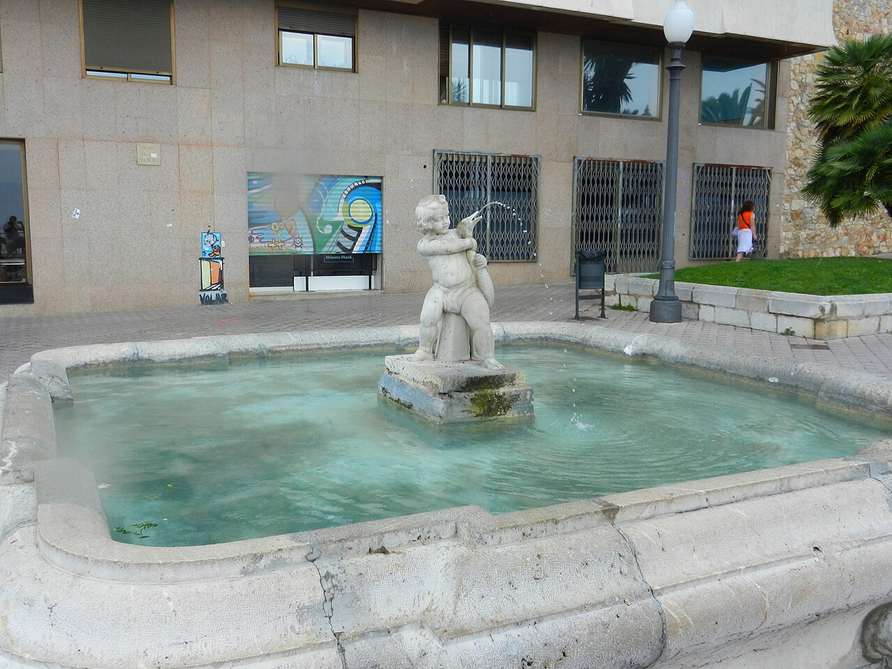 Escultura Nen Amb Oca