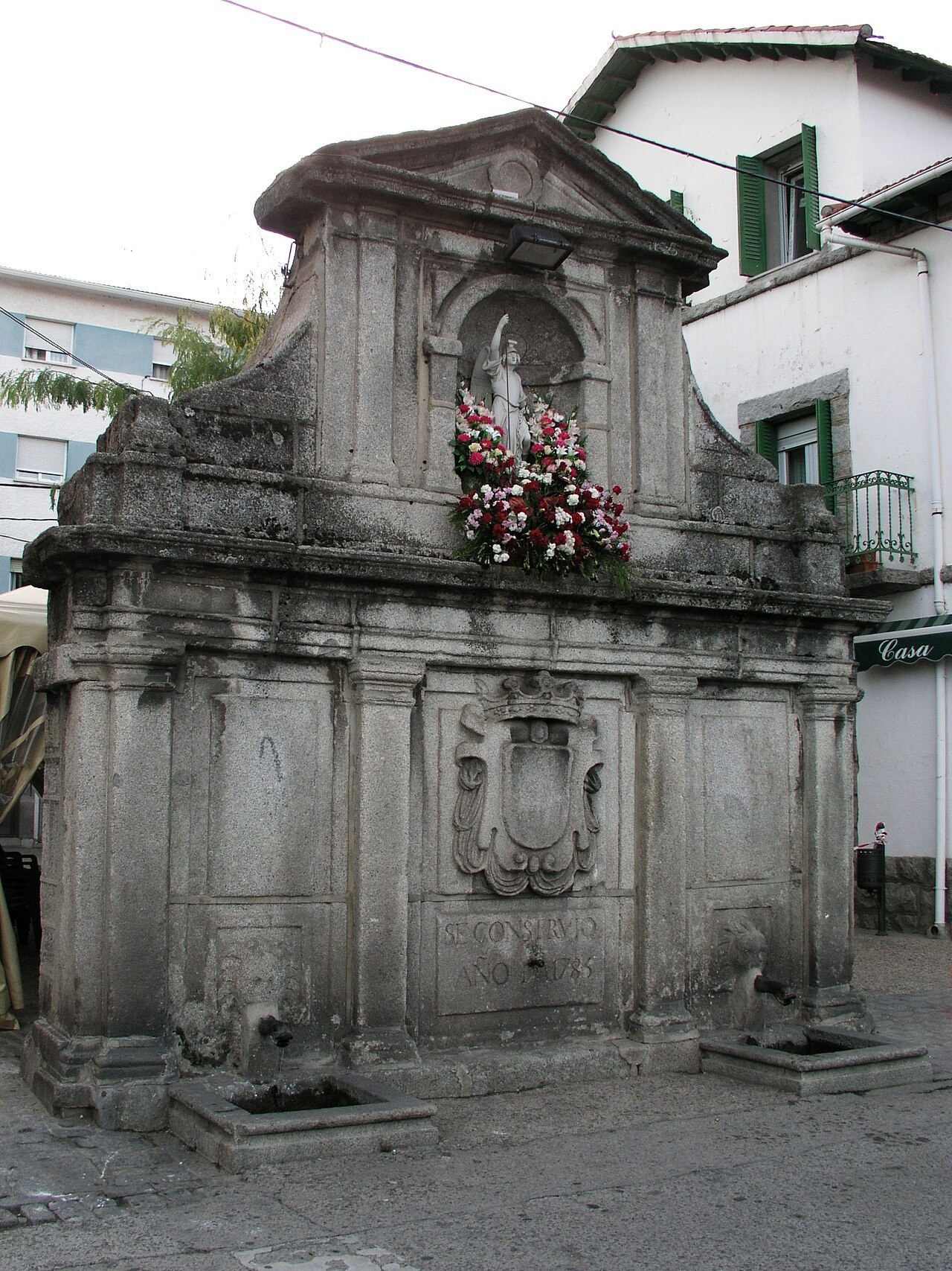 Fuente de piedra de Guadarrama