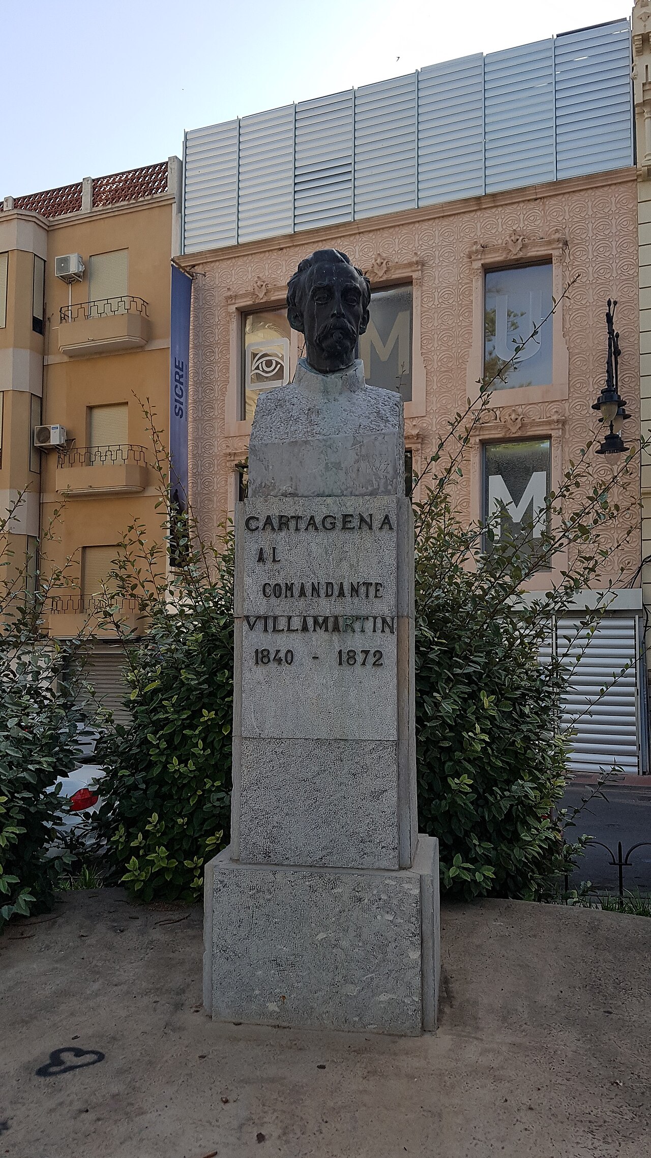 monumento al comandante Villamartín (Cartagena)