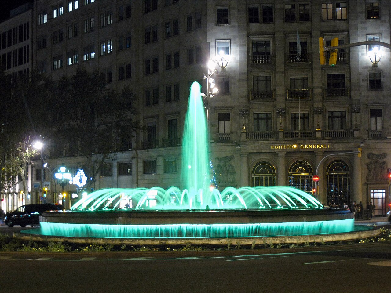 Font ornamental del passeig de Gràcia